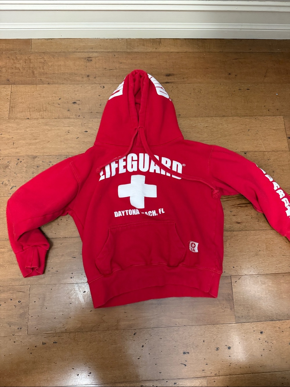 Red hoodie
